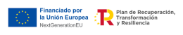 Logotipos de la unión europea y plan de recuperación y transformacion y resiliencia